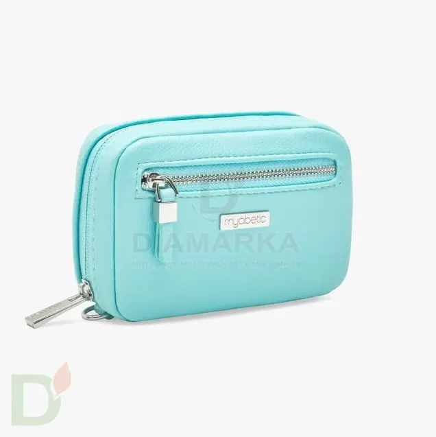 Диа-кейс малый для глюкометра Джеймс (James), бирюзовый цвет