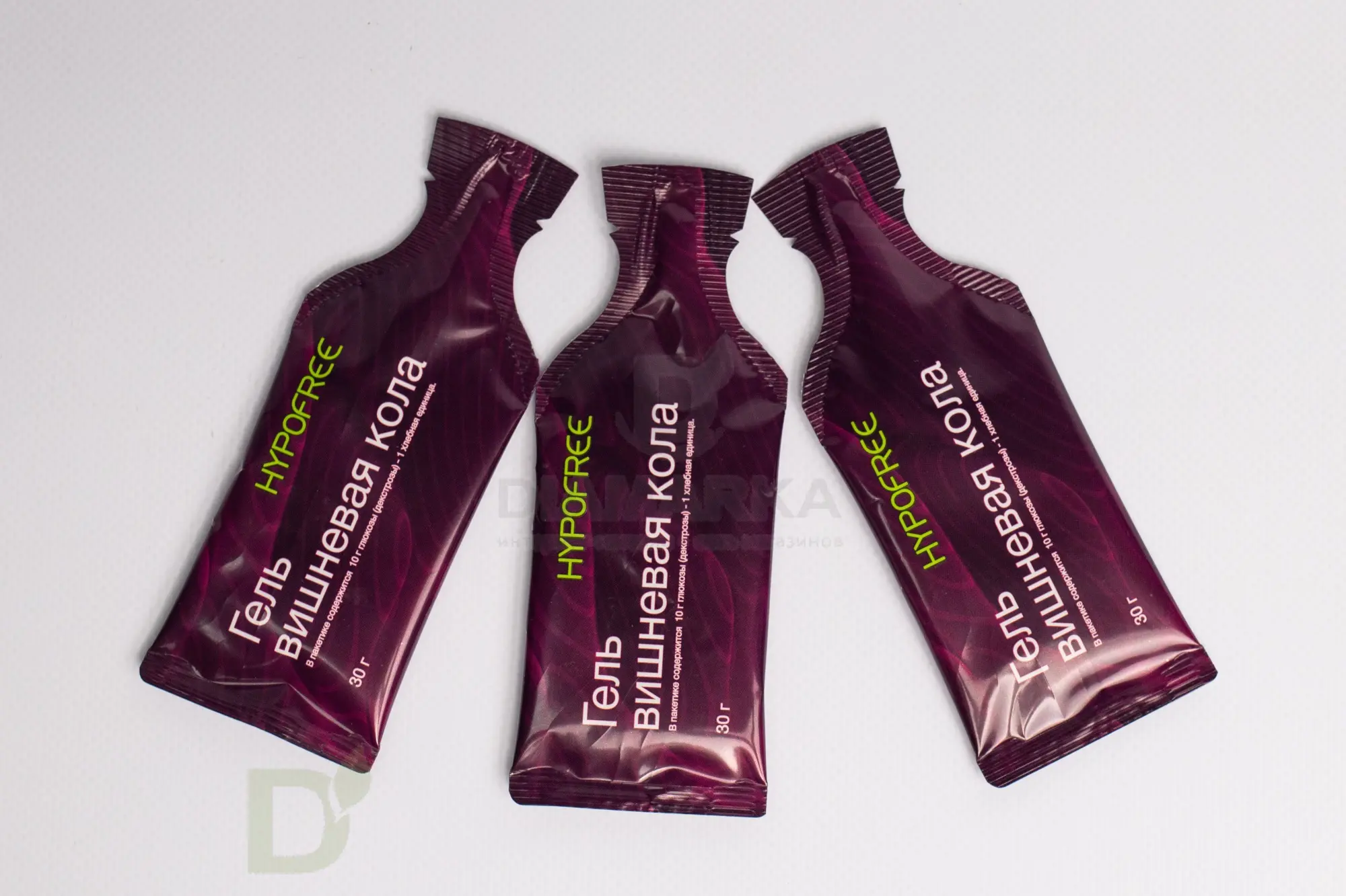 Гель HYPOFREE DIAMARKA 1ХЕ Вишневая Кола, мягкая упаковка, 10 саше по 30мл в Тюмени