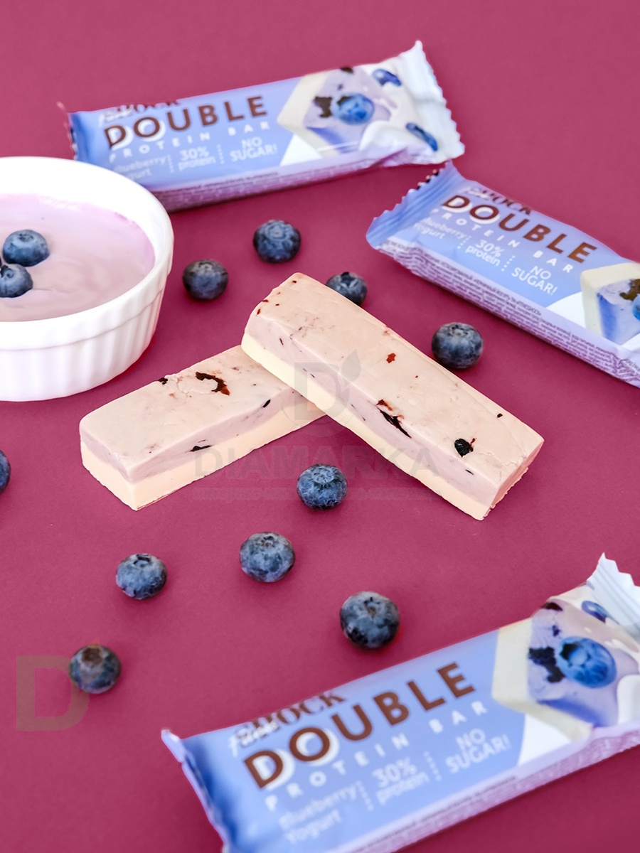 Батончик протеиновый FitnesShock Черничный йогурт 40гр. в Тюмени