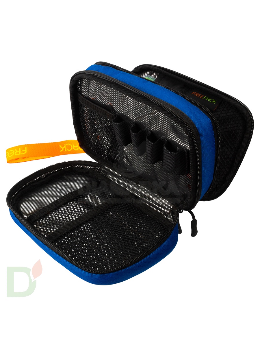 Термосумка (органайзер) FREEPACK д/4х ручек и средств самоконтроля синий (с гелевым пакетом)