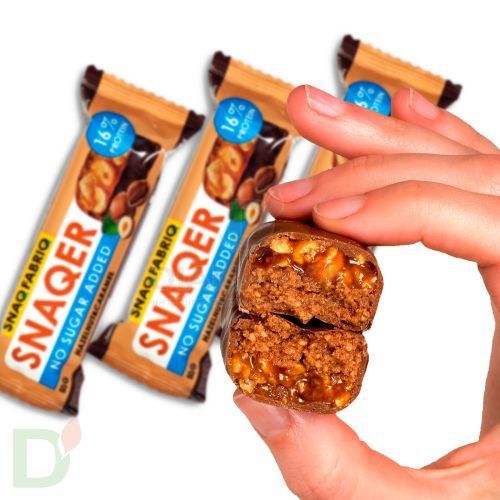 Батончик Snaq Fabriq глазированный Фундук и карамель 50гр.