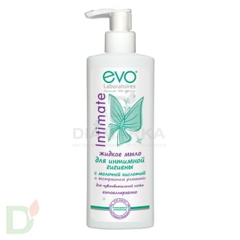 Крем-мыло для интимной гигиены EVO Intimate для чувствительной кожи, 200мл