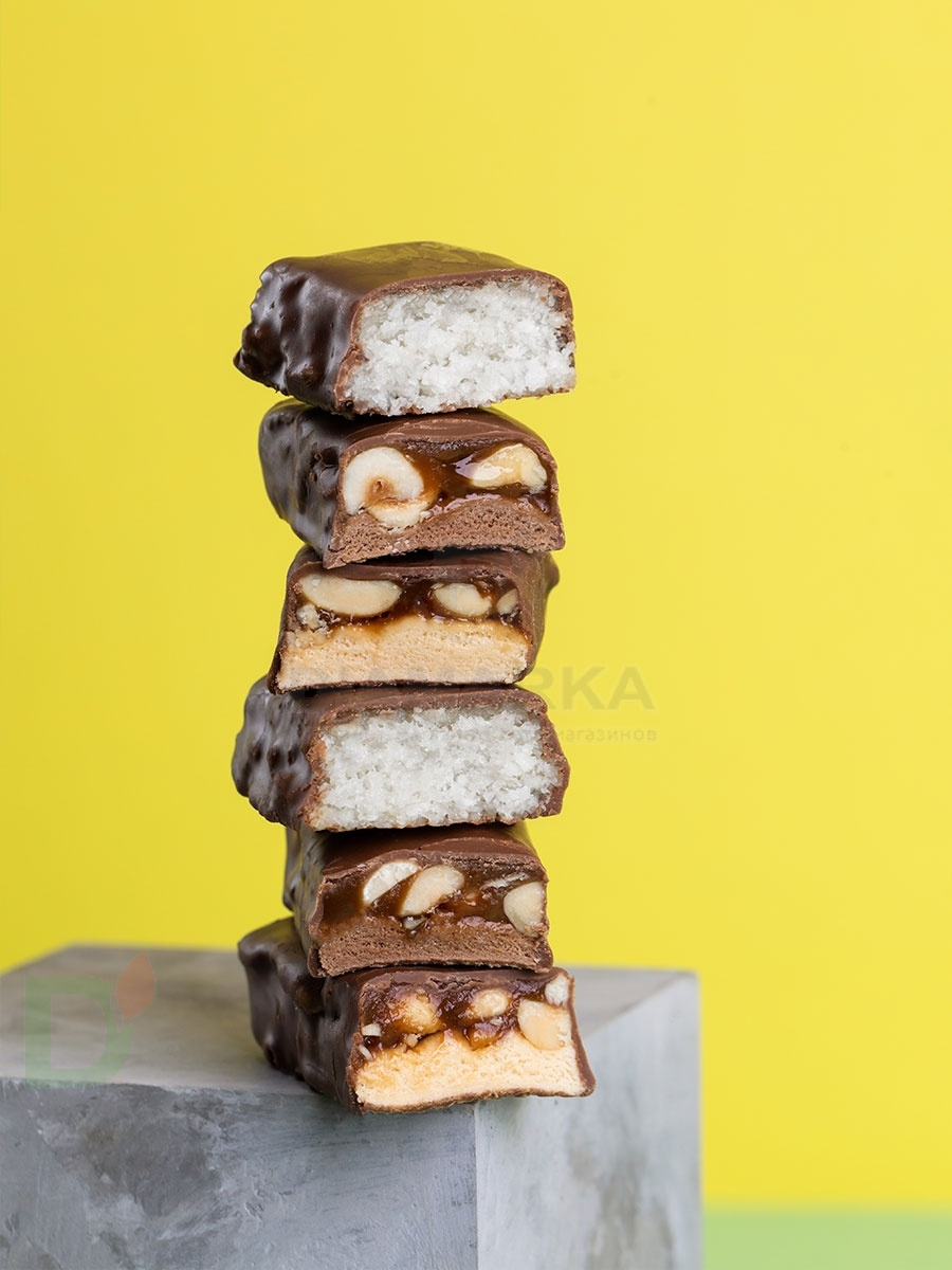 Батончик протеиновый FitnesShock Кокос 50гр. в Тюмени