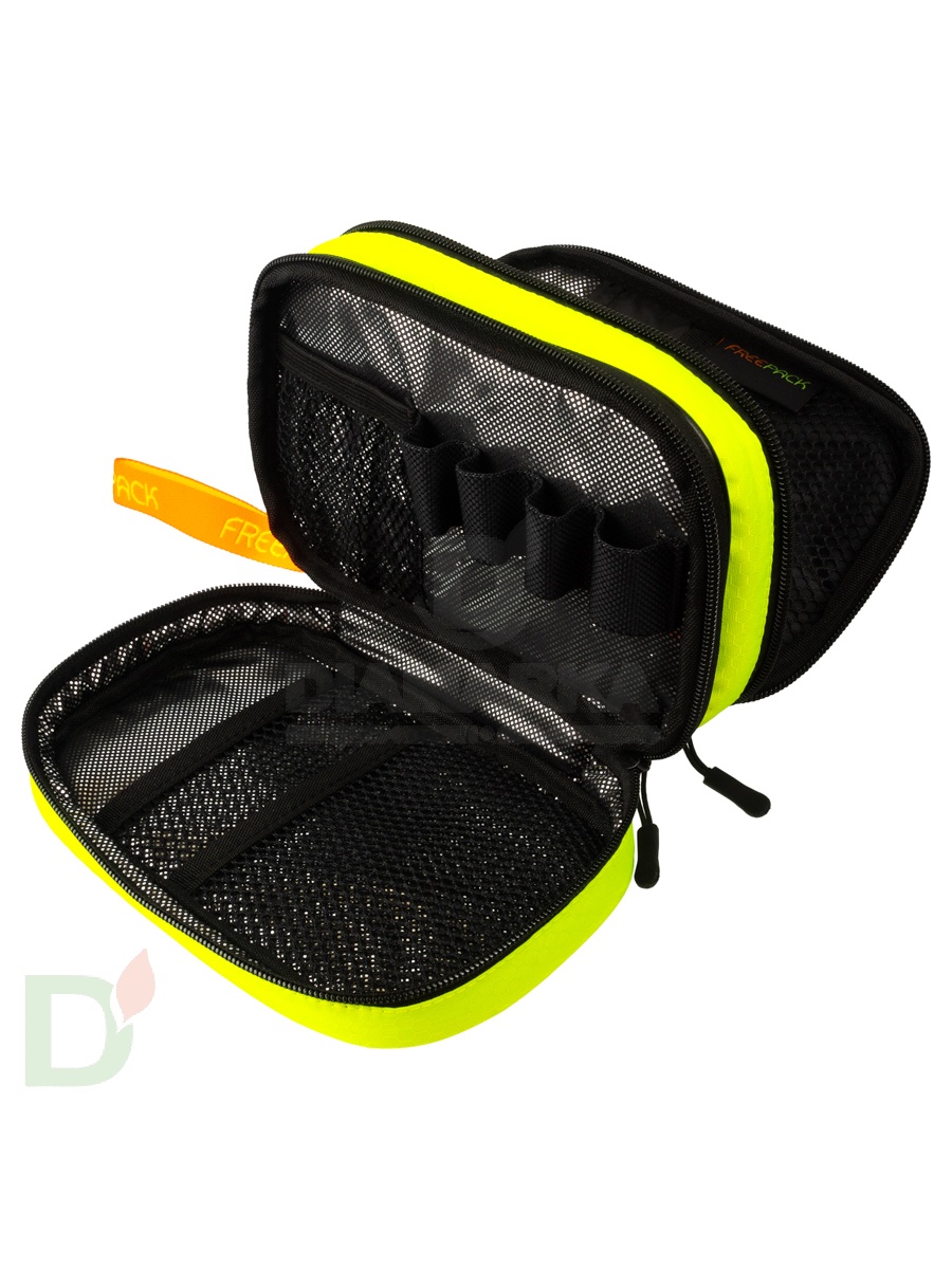 Термосумка (органайзер) FREEPACK д/4х ручек и средств самоконтроля лайм (с гелевым пакетом)