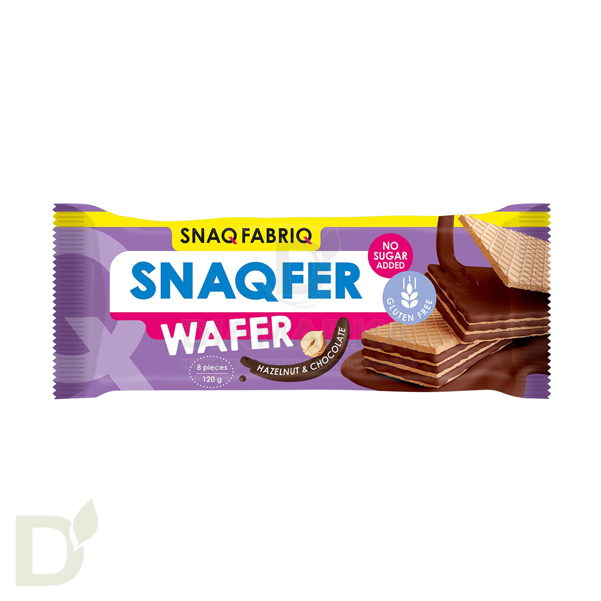 Вафли Snaq Fabriq WAFER неглазированные шоколад-фундук, 120гр