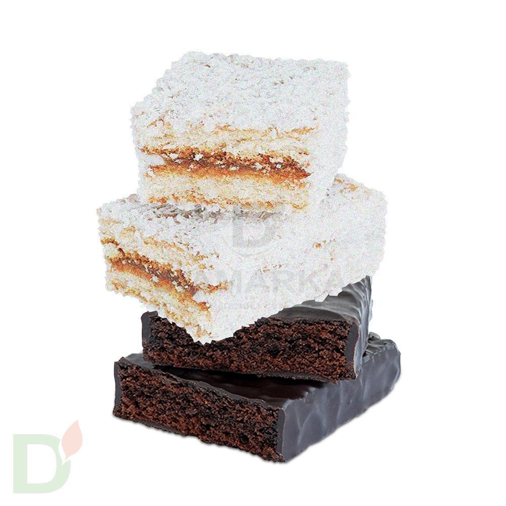 Пирожное ProteinRex протеиновое без сахара, Ламингтон шоколадный, 50гр.