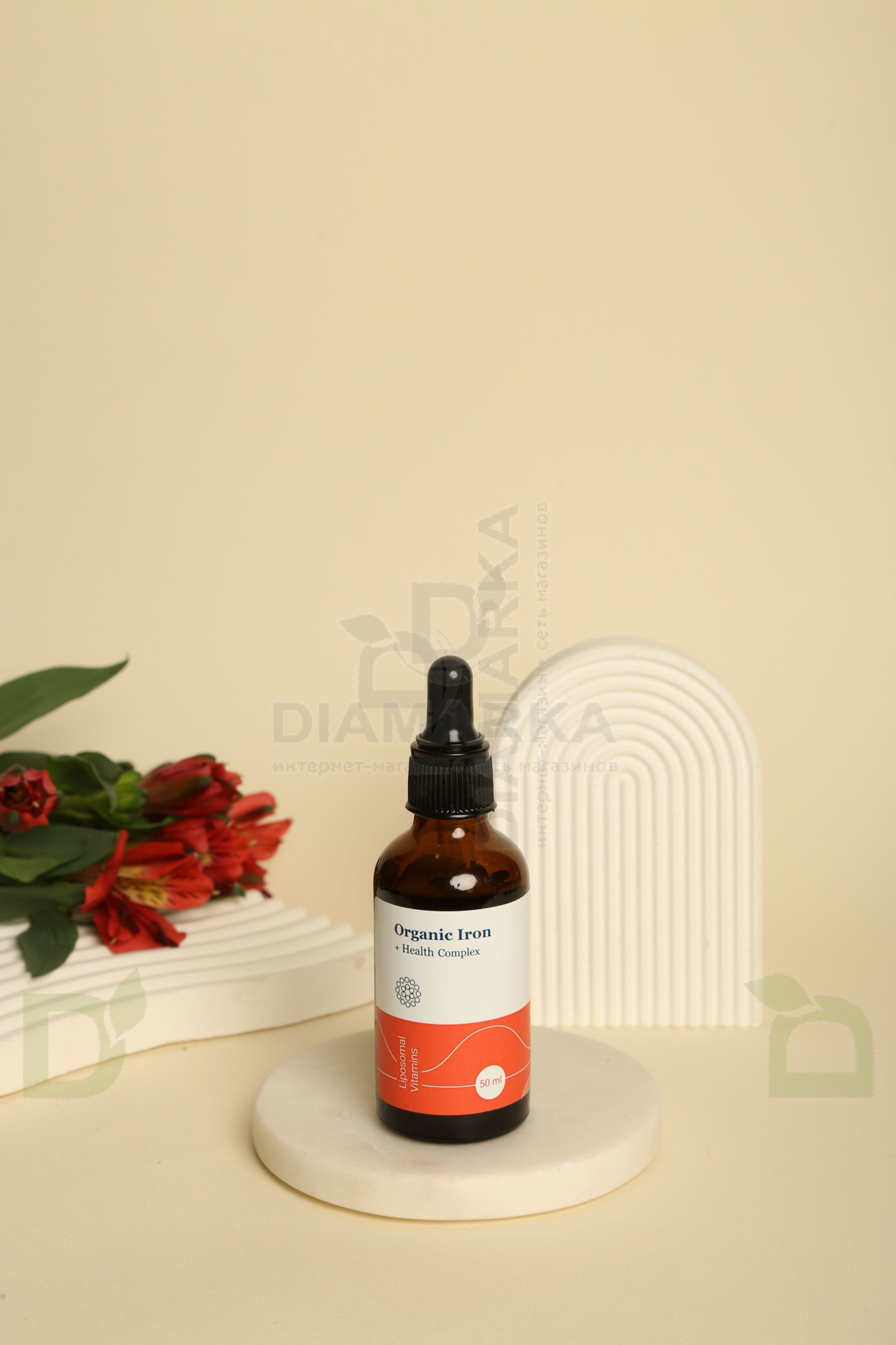 Витамины Liposomal Vitamins ORGANIC IRON 50мл флакон в Тюмени