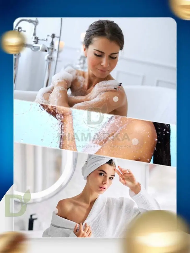 Пластыри водонепроницаемые для датчика Freestyle Libre, Прозрачный, 10шт