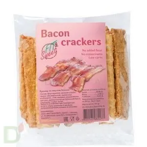 Крекер низкоуглеводный со вкусом бекона, 110 г