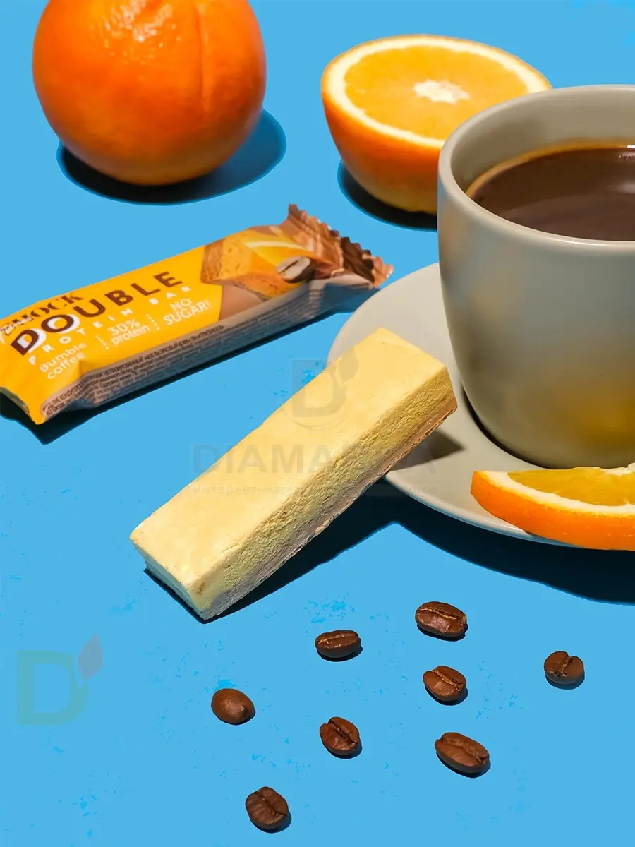 Батончик протеиновый FitnesShock Апельсиновый кофе 40гр. в Тюмени