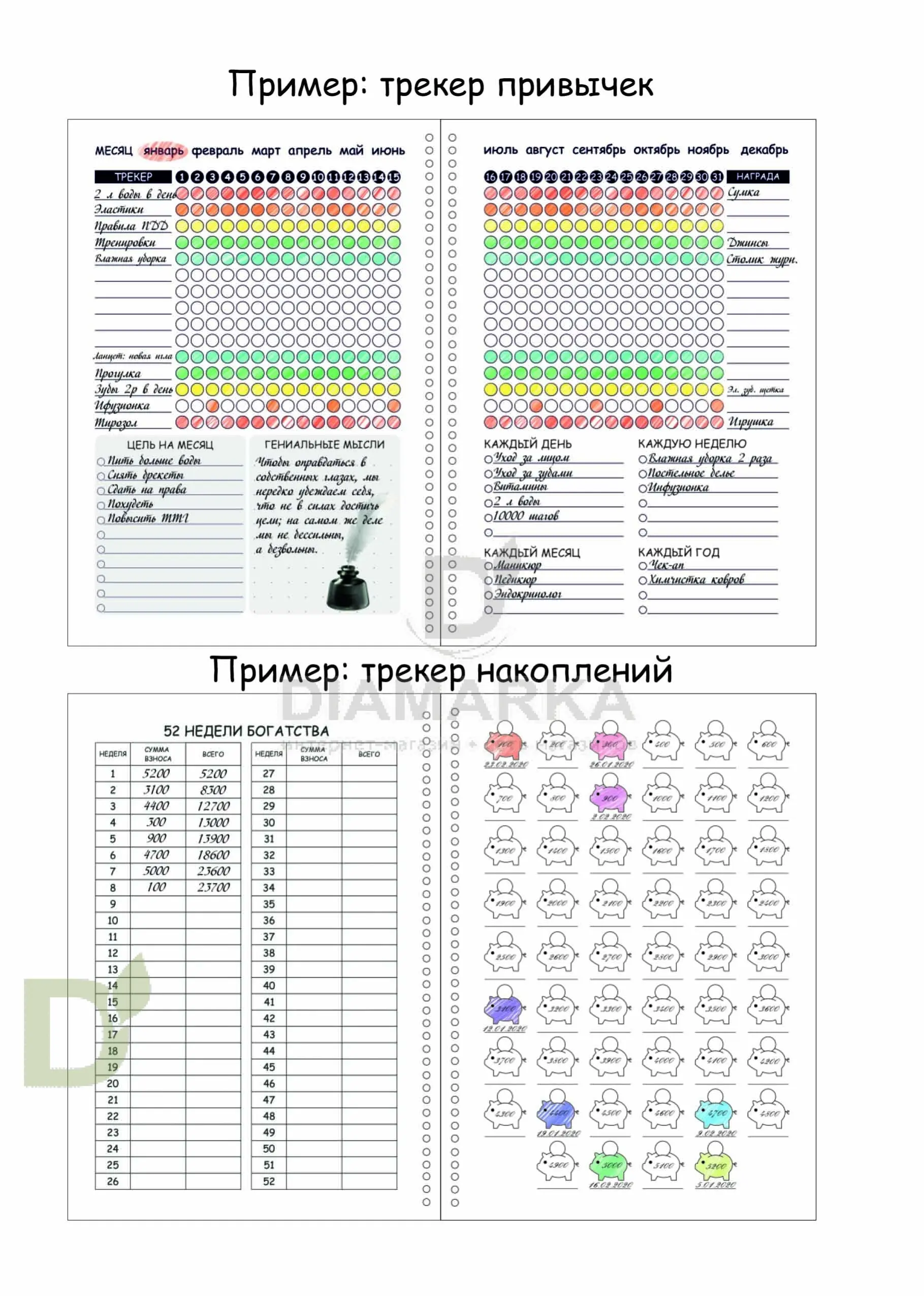 Дневник самоконтроля Два зайчика в Тюмени, цена на сайте - ДиаМарка