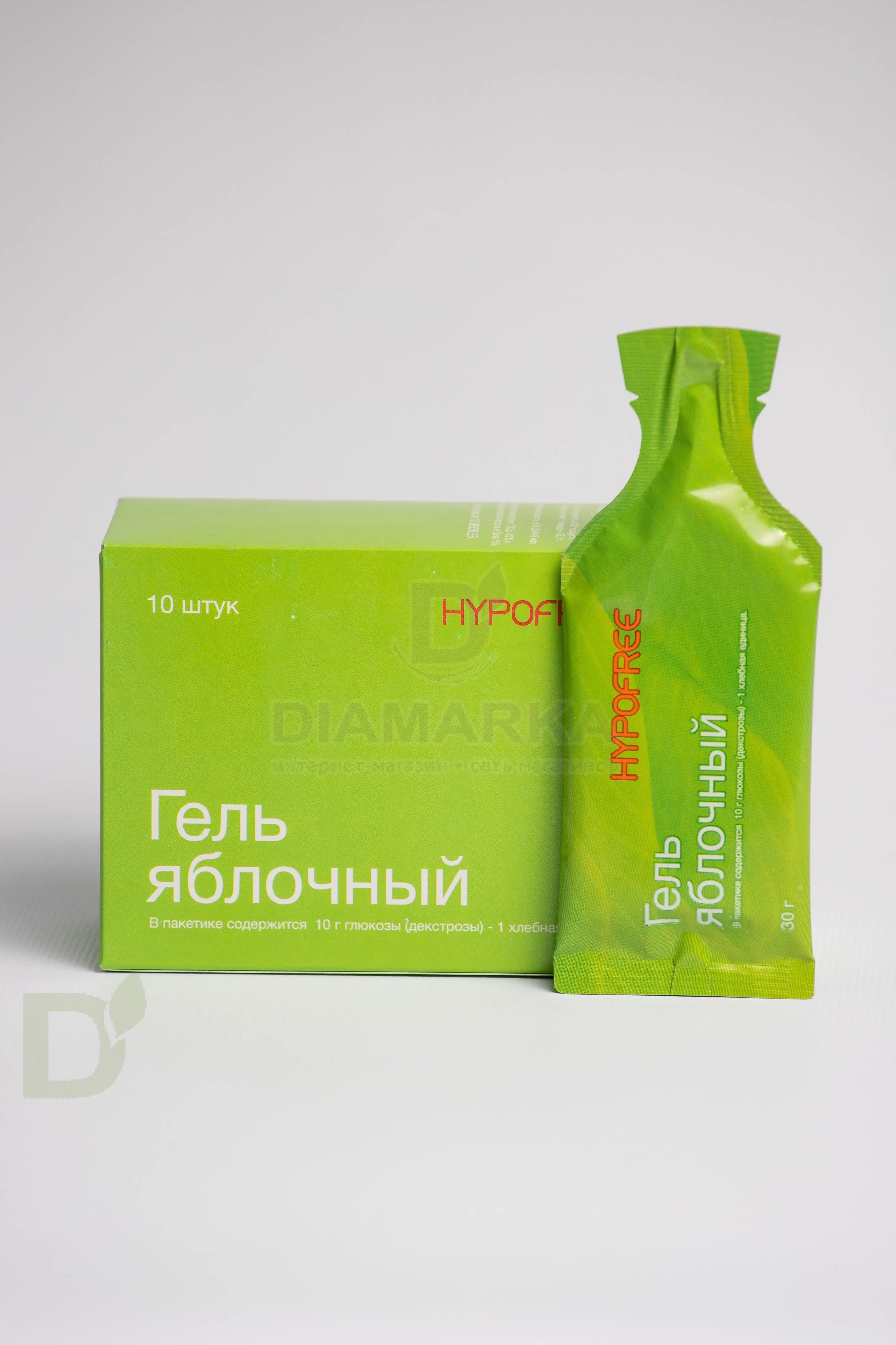 Гель HYPOFREE 1ХЕ Яблоко, мягкая упаковка, 30мл в Тюмени
