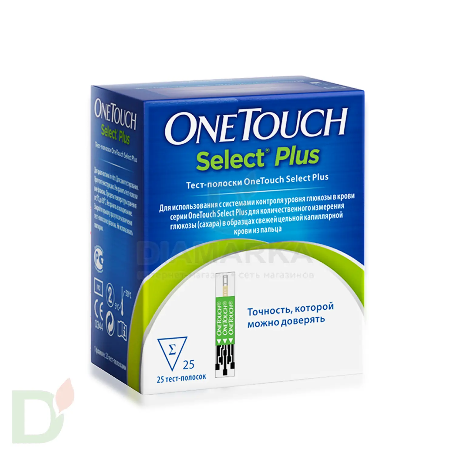 Тест-полоски One Touch Select Plus №25